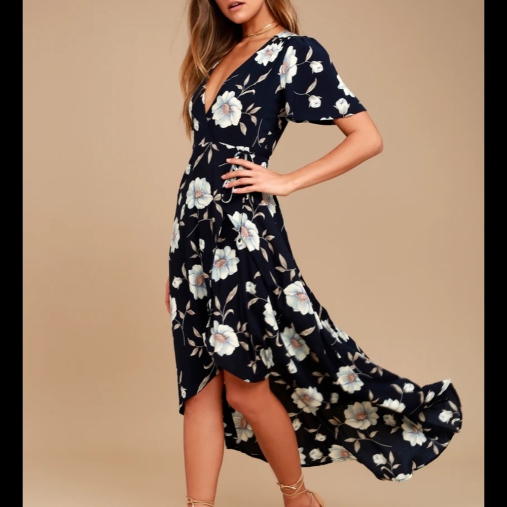 Floral Wrap Dress